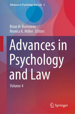Cover of the book Advances in Psychology and Law by Francisco Javier Población García