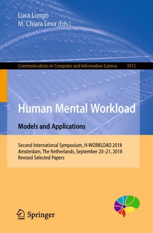 Cover of the book Human Mental Workload: Models and Applications by Ramon Flecha (Ed.)