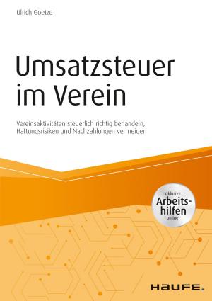 Cover of the book Umsatzsteuer im Verein - inkl. Arbeitshilfen online by Matthias Nöllke