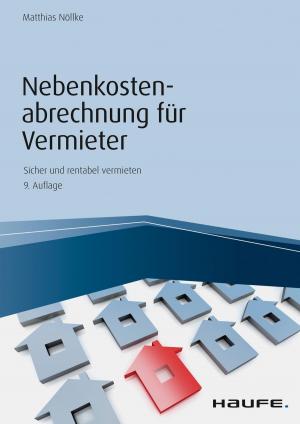 Cover of the book Nebenkostenabrechnung für Vermieter by Thomas Augspurger
