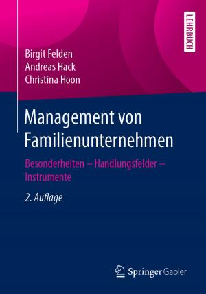 Cover of the book Management von Familienunternehmen by Berthold Heinrich, Petra Linke, Michael Glöckler