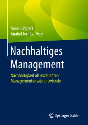 Cover of the book Nachhaltiges Management by Norbert Pucker, Christian B. Lang