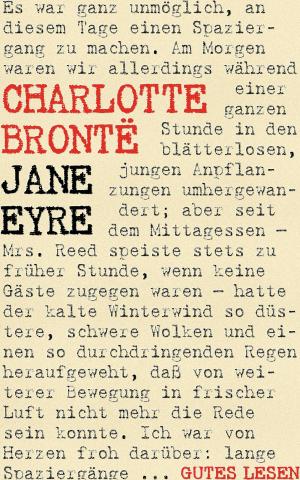 Cover of the book Jane Eyre by Mirjam Sophia Gleßmer