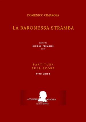 Cover of La baronessa stramba (Partitura - Full Score)