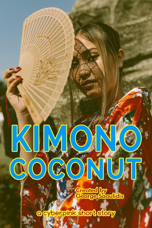 Cover of the book Kimono Coconut by George Saoulidis, Mythography Studios
