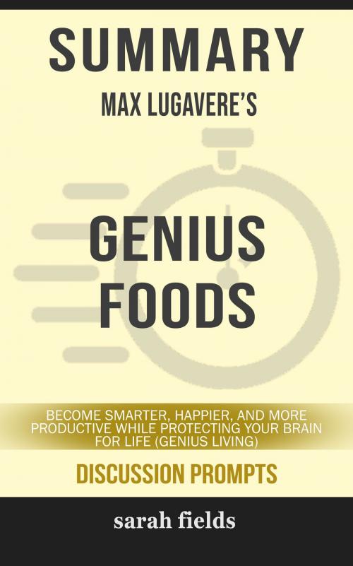 Cover of the book Summary: Max Lugavere's Genius Foods by Sarah Fields, HSP