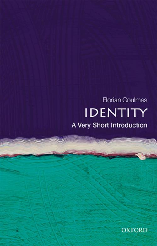 Cover of the book Identity: A Very Short Introduction by Florian Coulmas, OUP Oxford