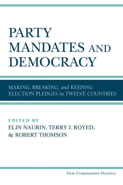 Cover of the book Party Mandates and Democracy by , University of Michigan Press