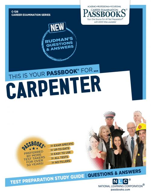 Cover of the book Carpenter by National Learning Corporation, National Learning Corporation