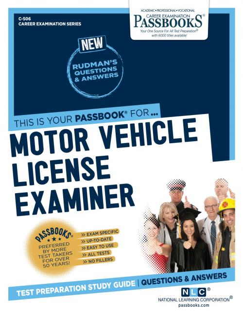Cover of the book Motor Vehicle License Examiner by National Learning Corporation, National Learning Corporation