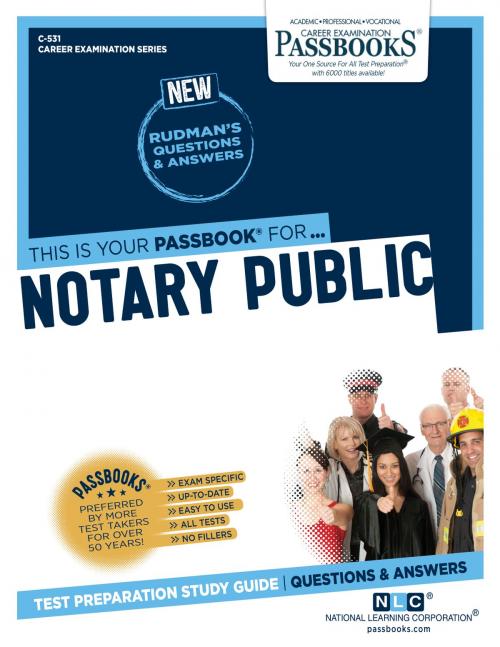 Cover of the book Notary Public by National Learning Corporation, National Learning Corporation