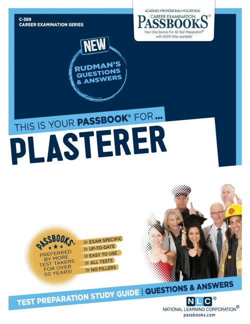 Cover of the book Plasterer by National Learning Corporation, National Learning Corporation