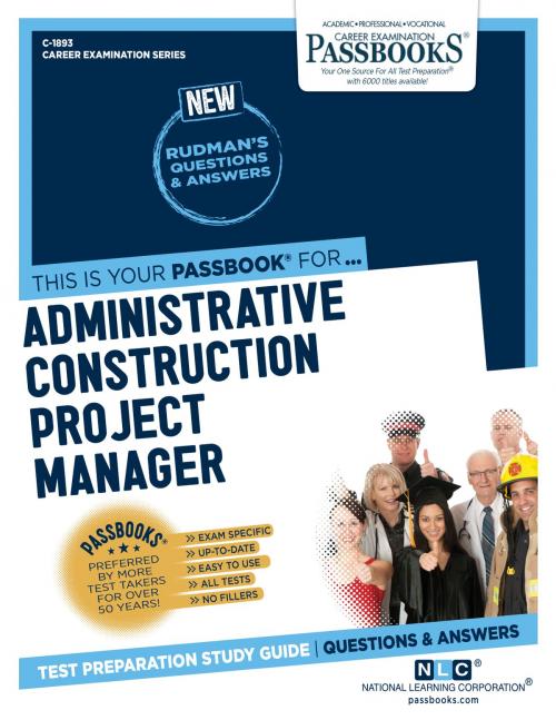 Cover of the book Administrative Construction Project Manager by National Learning Corporation, National Learning Corporation