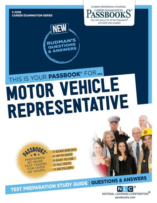 Cover of the book Motor Vehicle Representative by National Learning Corporation, National Learning Corporation