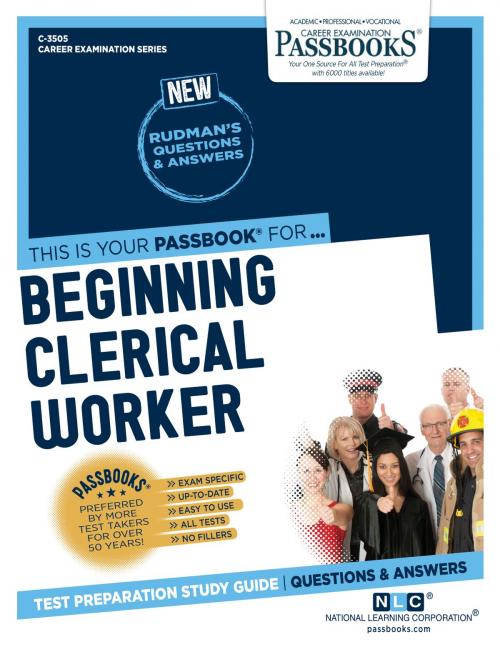 Cover of the book Beginning Clerical Worker by National Learning Corporation, National Learning Corporation