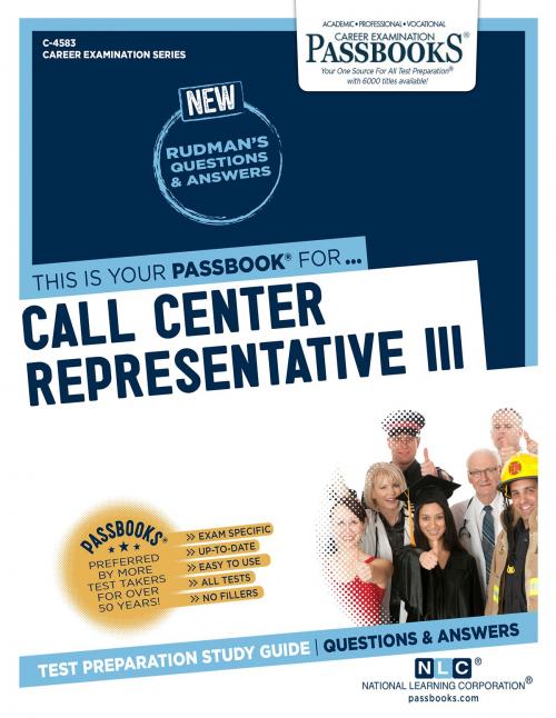 Cover of the book Call Center Representative III by National Learning Corporation, National Learning Corporation