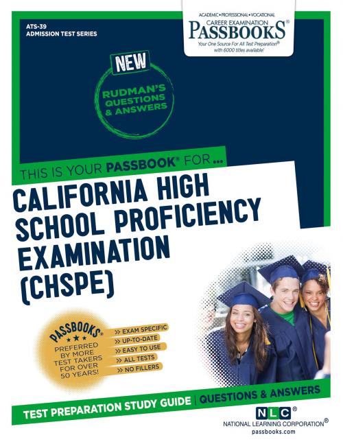 Cover of the book CALIFORNIA HIGH SCHOOL PROFICIENCY EXAMINATION (CHSPE) by National Learning Corporation, National Learning Corporation