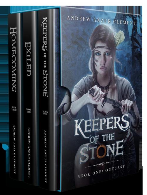 Cover of the book Keepers of the Stone: The Complete Historical Fantasy Trilogy by Andrew Anzur Clement, Andrew Anzur Clement