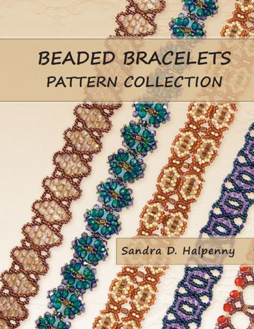 Cover of the book Beaded Bracelets Pattern Collection by Sandra D Halpenny, Lulu.com