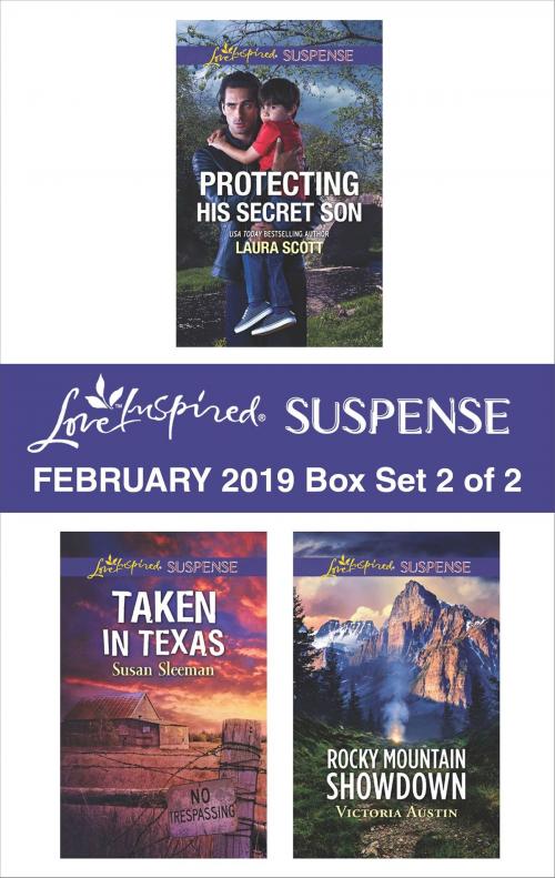 Cover of the book Harlequin Love Inspired Suspense February 2019 - Box Set 2 of 2 by Laura Scott, Susan Sleeman, Victoria Austin, Harlequin