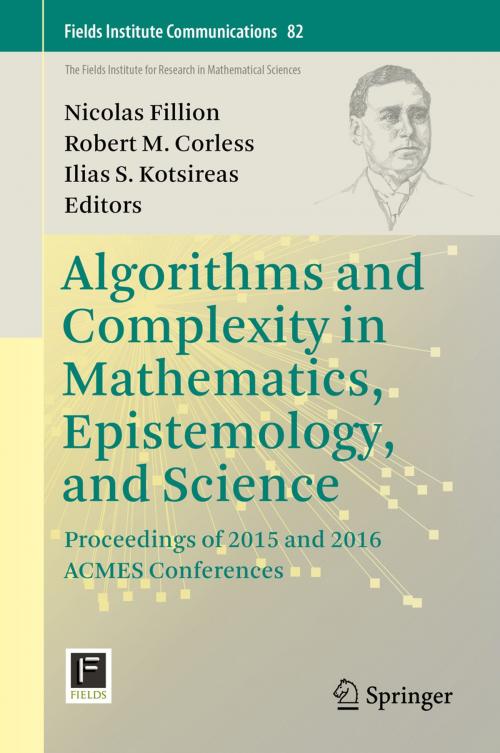 Cover of the book Algorithms and Complexity in Mathematics, Epistemology, and Science by , Springer New York
