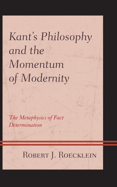 Cover of the book Kant’s Philosophy and the Momentum of Modernity by Robert J. Roecklein, Lexington Books