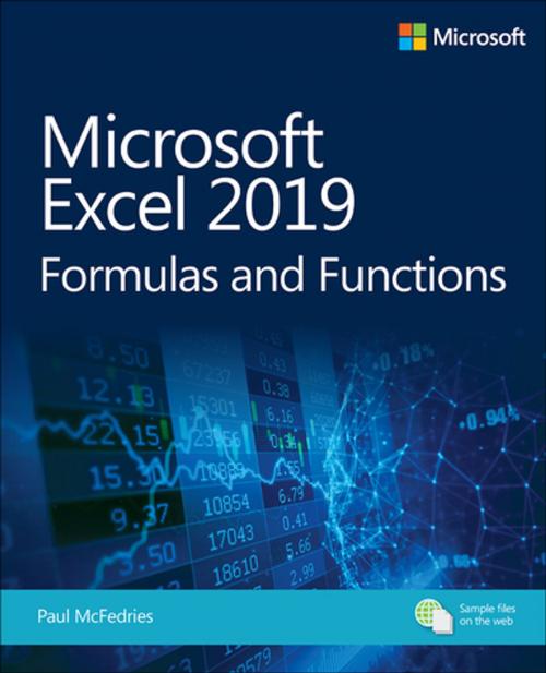 Cover of the book Microsoft Excel 2019 Formulas and Functions by Paul McFedries, Pearson Education