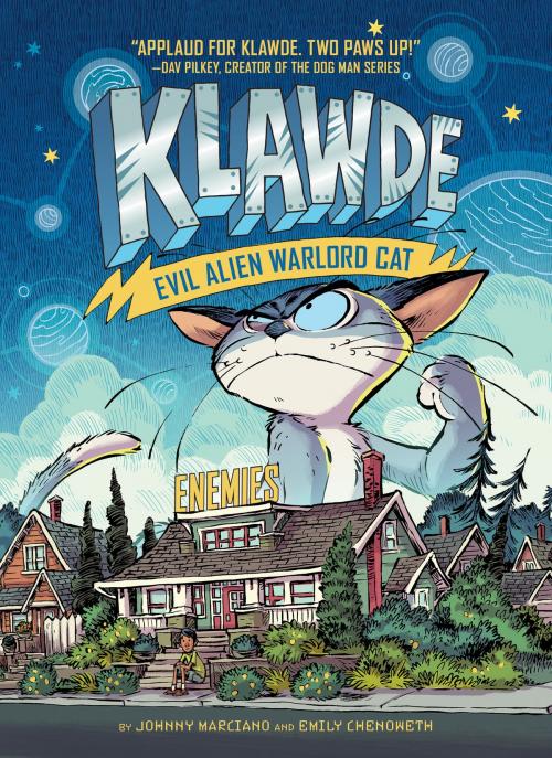 Cover of the book Klawde: Evil Alien Warlord Cat: Enemies #2 by Johnny Marciano, Emily Chenoweth, Penguin Young Readers Group