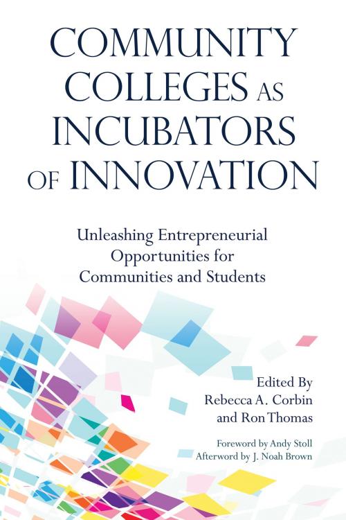 Cover of the book Community Colleges as Incubators of Innovation by J. Noah Brown, Stylus Publishing