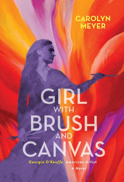 Cover of the book Girl with Brush and Canvas by Carolyn Meyer, Boyds Mills Press