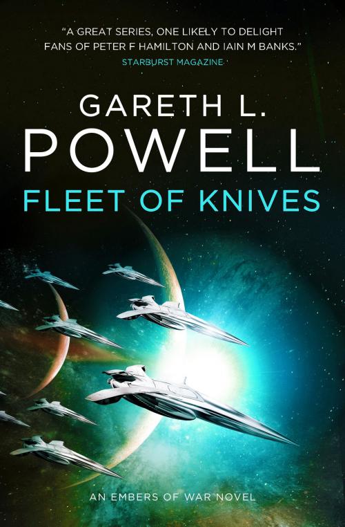 Cover of the book Fleet of Knives: An Embers of War novel by Gareth L. Powell, Titan