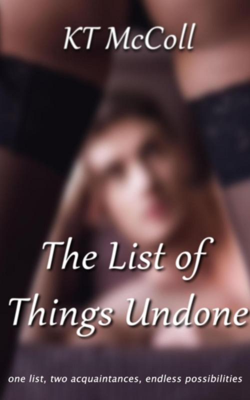 Cover of the book The List of Things Undone by KT McColl, KT McColl