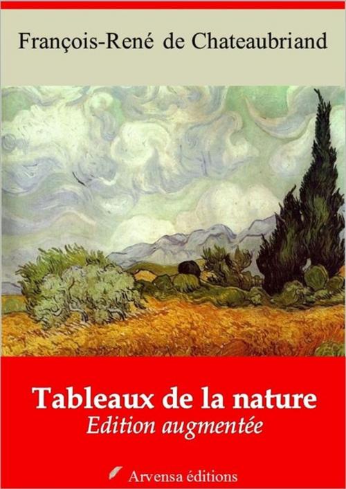 Cover of the book Tableaux de la nature – suivi d'annexes by François-René de Chateaubriand, Arvensa Editions