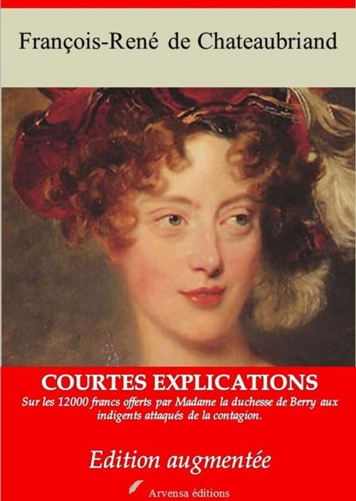 Cover of the book Duchesse de Berry – suivi d'annexes by François-René de Chateaubriand, Arvensa Editions