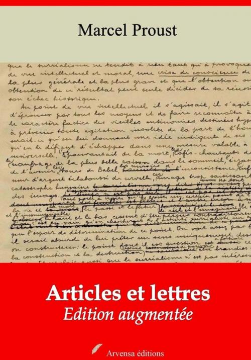 Cover of the book Articles et lettres – suivi d'annexes by Marcel Proust, Arvensa Editions