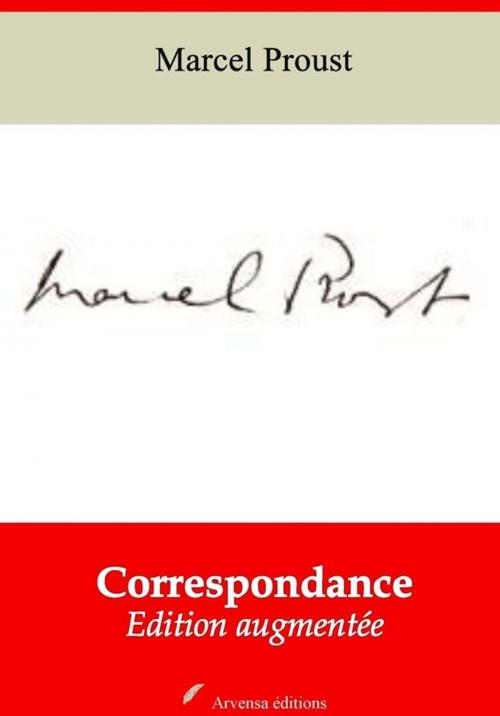 Cover of the book Correspondance – suivi d'annexes by Marcel Proust, Arvensa Editions