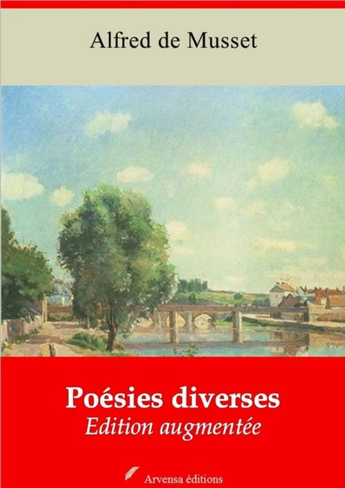 Cover of the book Poésies diverses – suivi d'annexes by Alfred de Musset, Arvensa Editions