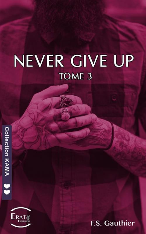 Cover of the book Never Give Up by F.S. Gauthier, Erato Editions