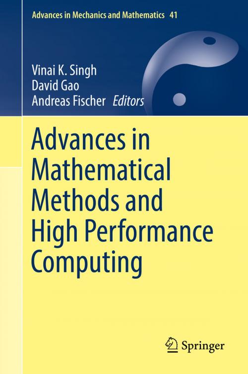 Cover of the book Advances in Mathematical Methods and High Performance Computing by , Springer International Publishing