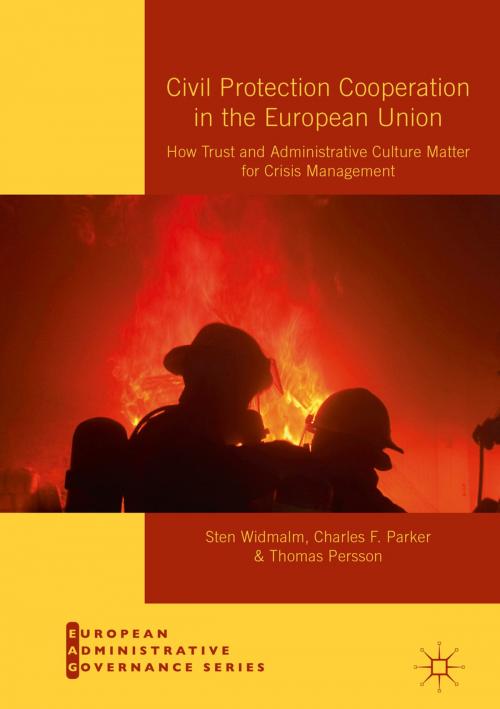 Cover of the book Civil Protection Cooperation in the European Union by Sten Widmalm, Charles F. Parker, Thomas Persson, Springer International Publishing