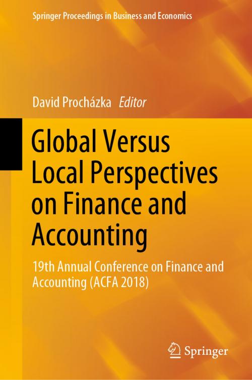 Cover of the book Global Versus Local Perspectives on Finance and Accounting by , Springer International Publishing