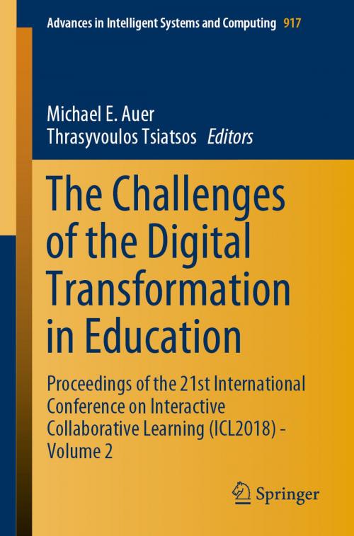 Cover of the book The Challenges of the Digital Transformation in Education by , Springer International Publishing
