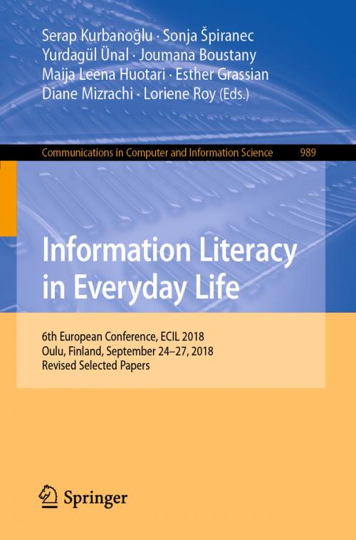 Cover of the book Information Literacy in Everyday Life by , Springer International Publishing