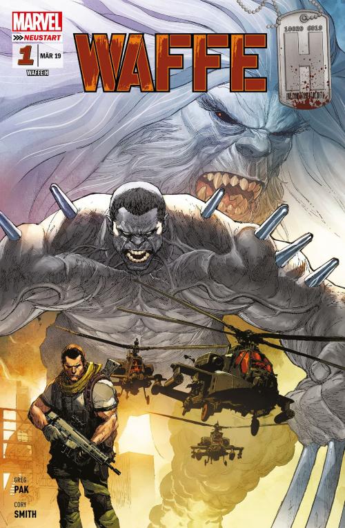 Cover of the book Waffe H 1 - Die Ein-Monster-Armee by Greg Pak, Marvel bei Panini Comics