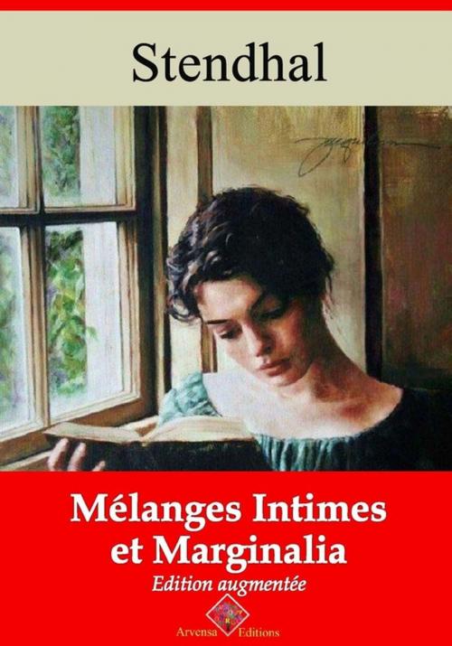 Cover of the book Mélanges intimes et marginalia – suivi d'annexes by Stendhal, Arvensa Editions