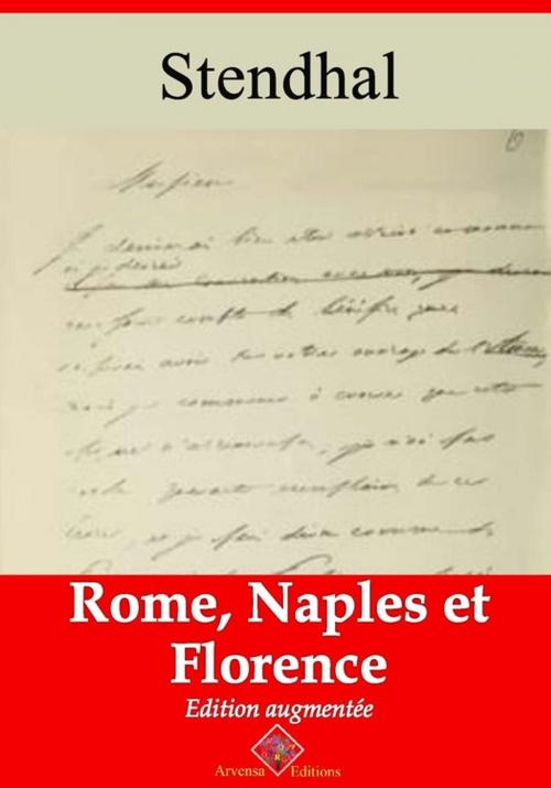 Cover of the book Rome, Naples et Florence – suivi d'annexes by Stendhal, Arvensa Editions
