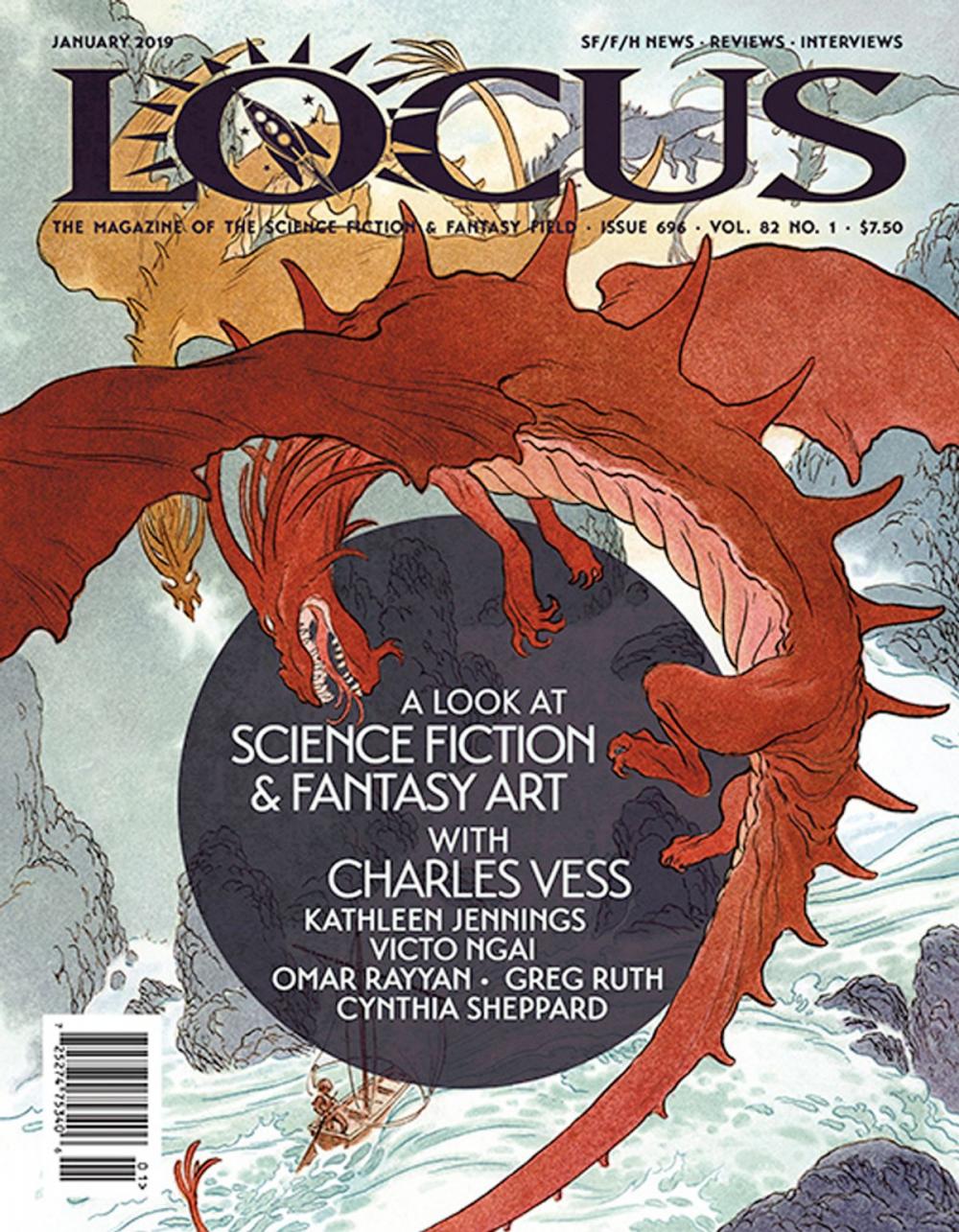 Big bigCover of Locus Magazine, Issue #696, January 2019