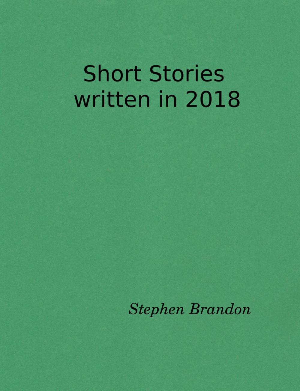 Big bigCover of Short Stories from 2018