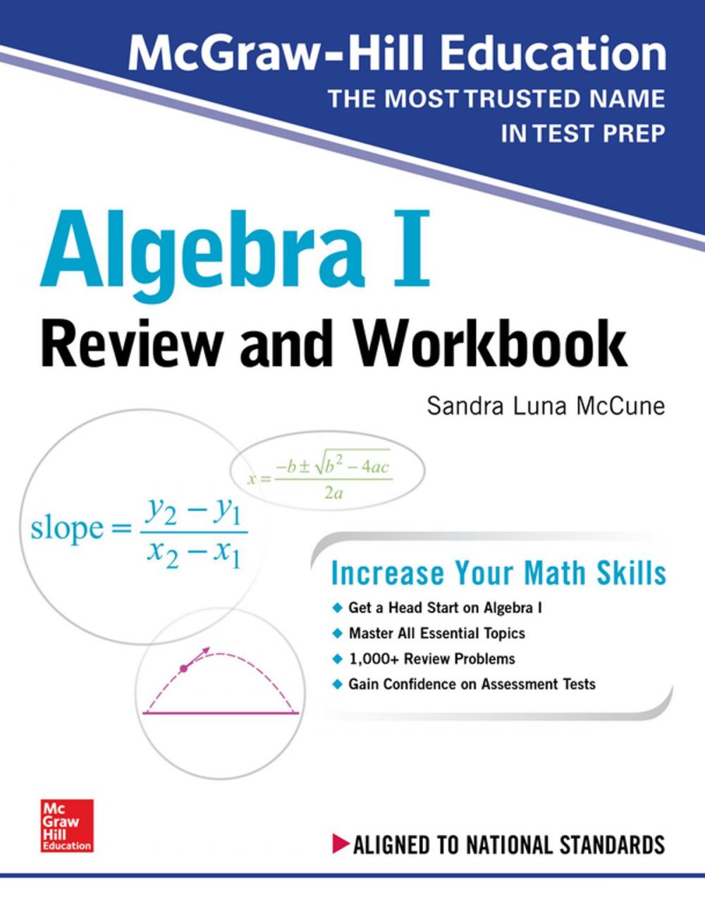 Big bigCover of McGraw-Hill Education Algebra I Review and Workbook