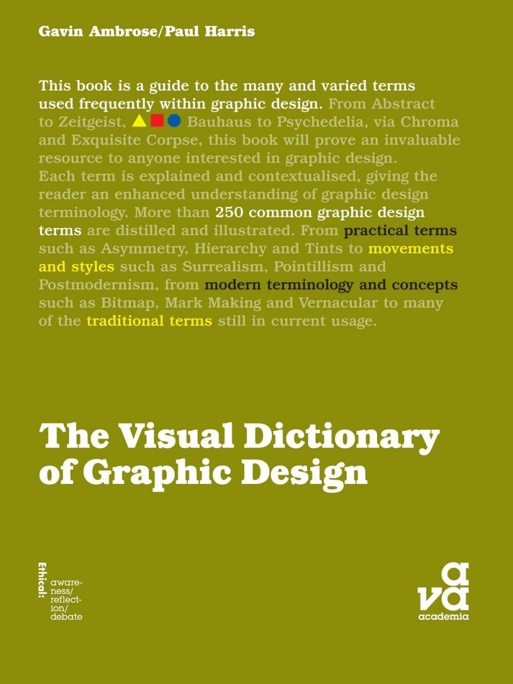 Big bigCover of The Visual Dictionary of Graphic Design